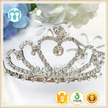 New Wholesale Kids Alloy Crown Girls Wedding Party Baby One Piece Children Hair Wearings For Decoration